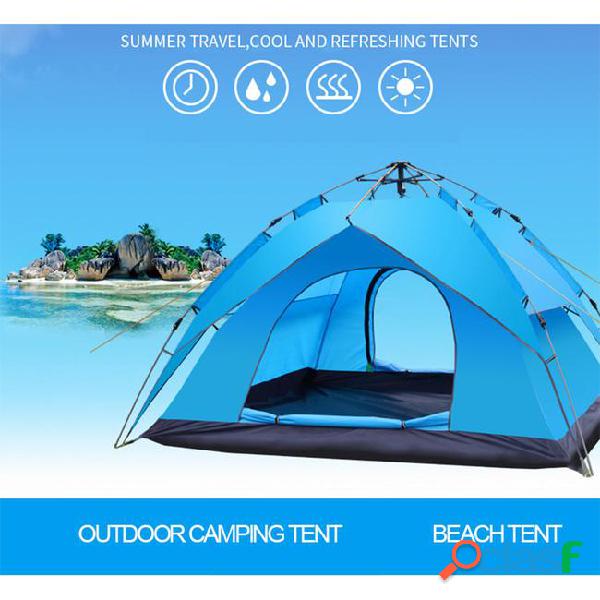 Double-layer tent outdoor 1-2 people/3-4 people automatic