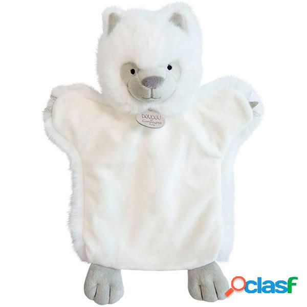 Doudou Marioneta Lobo Blanco 32cm