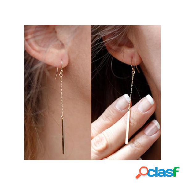 Drop earrings new fashion jewelry alloy bars drop dangle