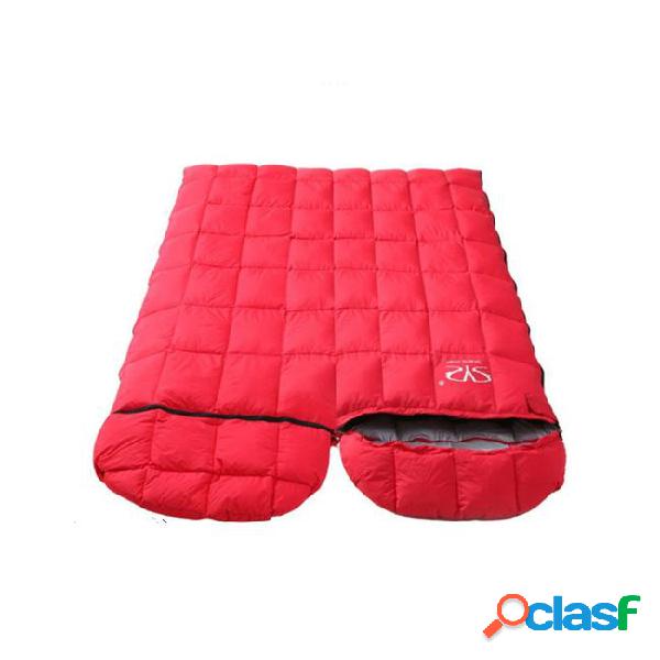 Duck down sleeping bag outdoor winter ultralight camping