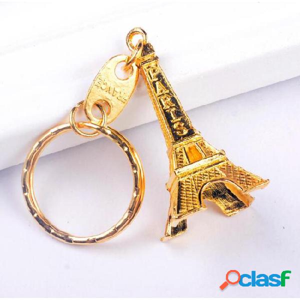 Eiffel tower keyring retro adornment french souvenirs
