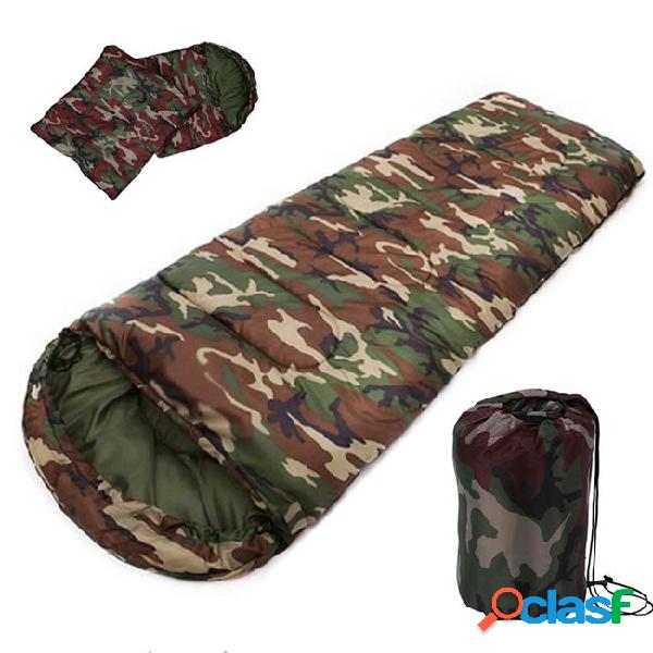 Envelope camouflage sleeping bag camping sleeping bag
