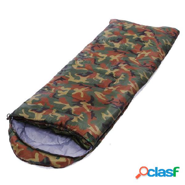 Envelope square camping sleeping bag (180+30) * 75 outdoor