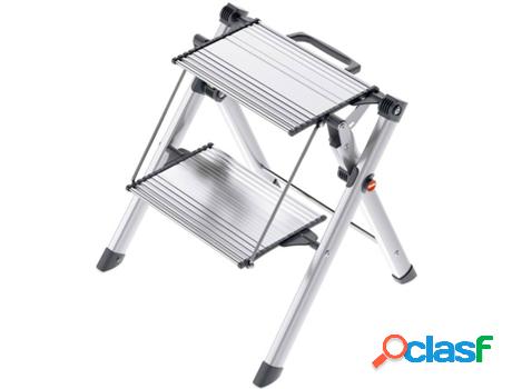 Escalera de Mano HAILO (Plateado - Aluminio - 45 cm)