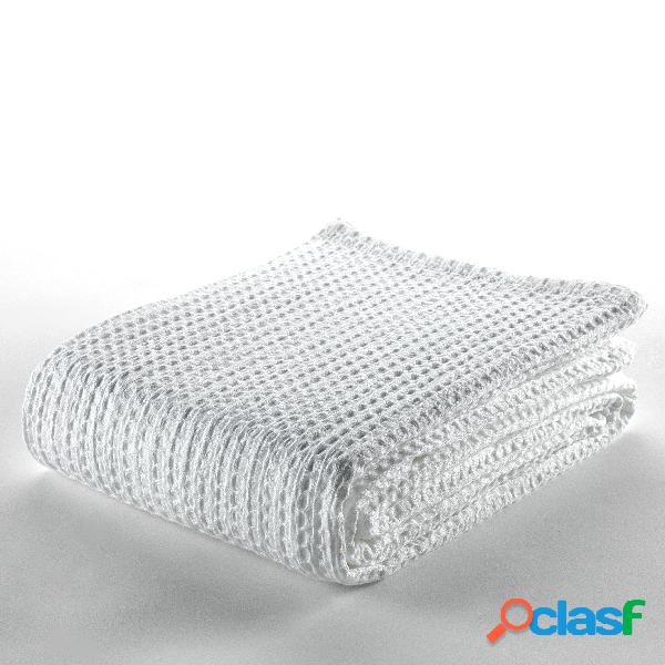 Estelia Plaid Multiusos Banús 100%Algodón - Blanco