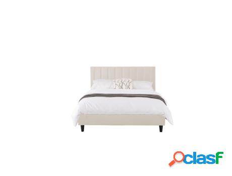 Estructura de Cama CONCEPT U de Terciopelo Cambridge (Beige