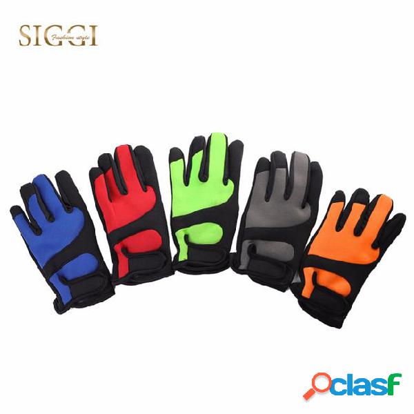 Fancet unisex winter ski gloves adjustable 2 size silicone