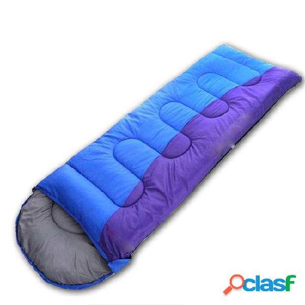 Fashion adult camping sleeping bag outdoor thickened winter