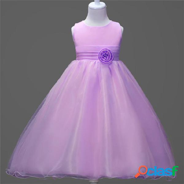 Fashion girls wedding princess dress winter formal gown ball