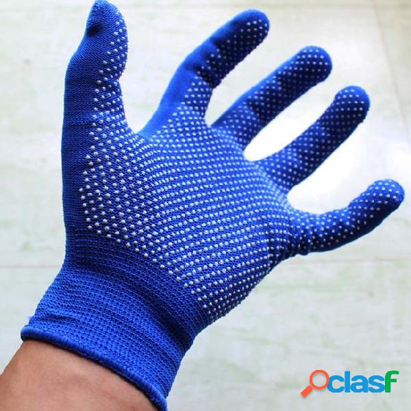 Fashion men non-slip with silica gel gloves fingerless glove