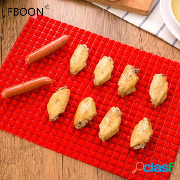 Fboon barbecue microwave oven heat-resistant mat baking mat
