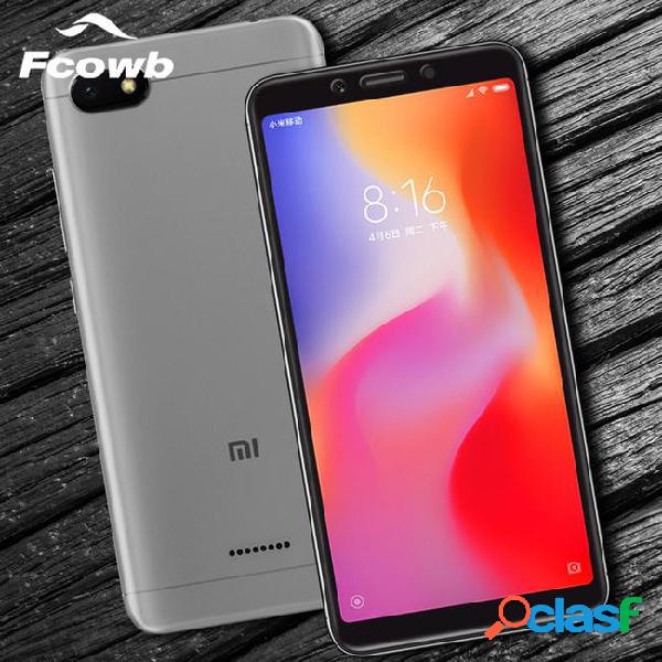 Fcowb for xiaomi redmi 6 tempered glass 0.3mm 5d 9h full