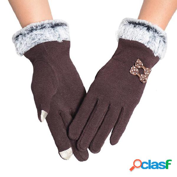 Feitong new arrival autumn winter gloves women drove double