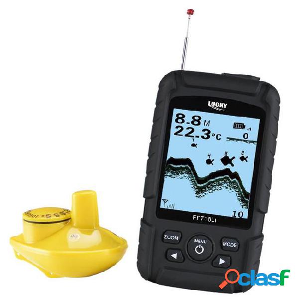 Ff718li-w rechargeable wireless fish finder waterproof