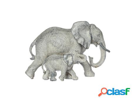 Figura Decorativa ATMOSPHERA 15,5x22,5x12 cm Resina Elefante