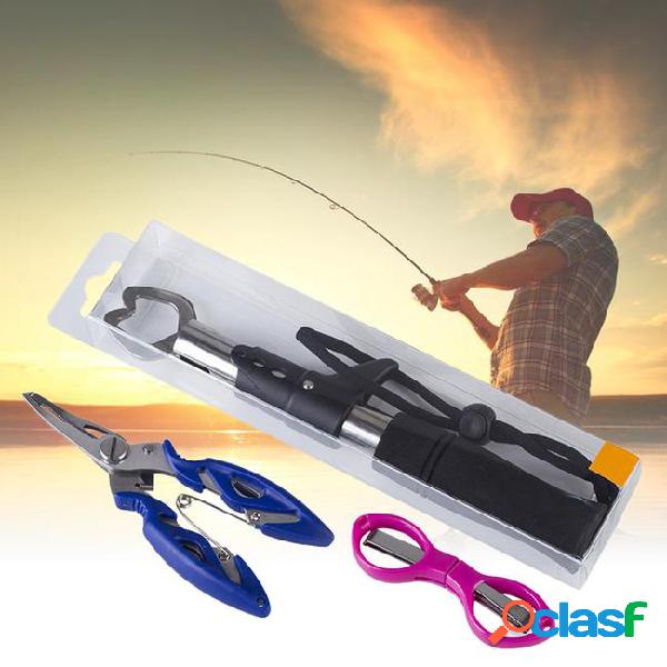 Fish grabber fishing plier foldable scissor set scissors