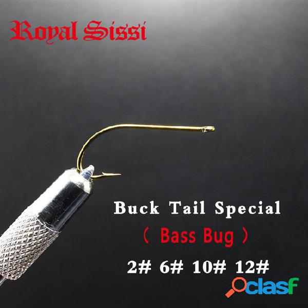 Fishing hook new 4sizes 20pcs/pack bass bug fly hook/