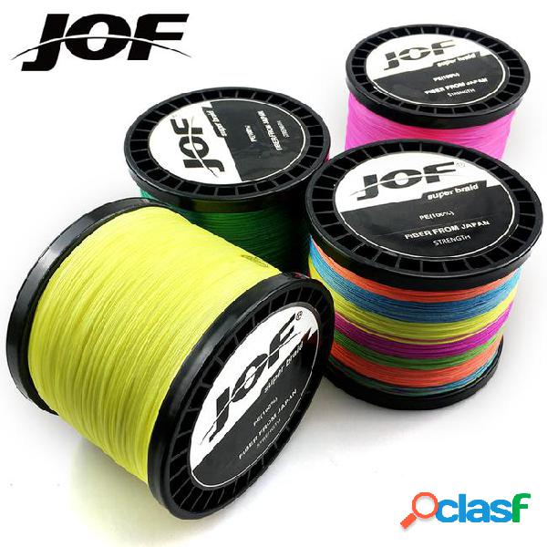 Fishing jof brand best quality 1000m multifilament braided