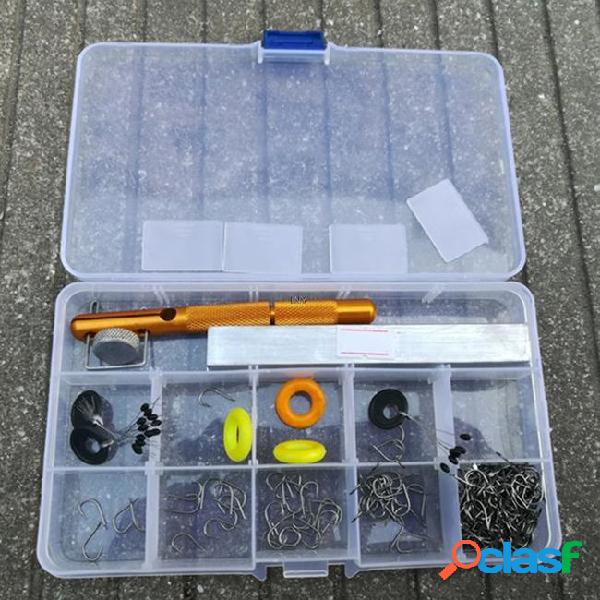 Fishing lures hook bait plastic storage box adjustable case