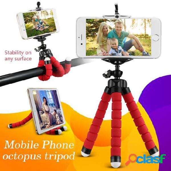 Flexible octopus tripod phone holder selfie stick universal