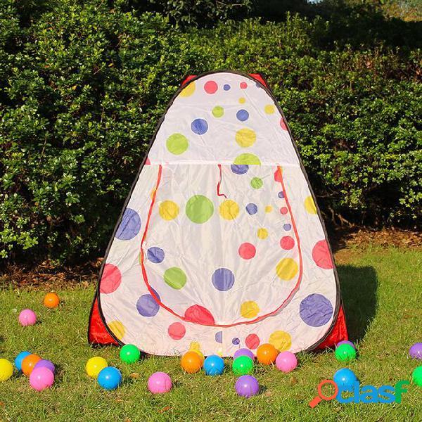 Flower dot children game beach triangle tent summer single