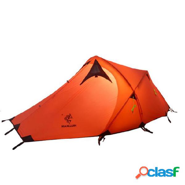 Flytop 2.5kg 2 person double layer ultralight silicon tent