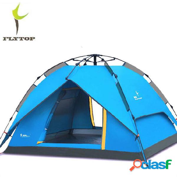 Flytop automatic tent 3 person uv protection silver coated