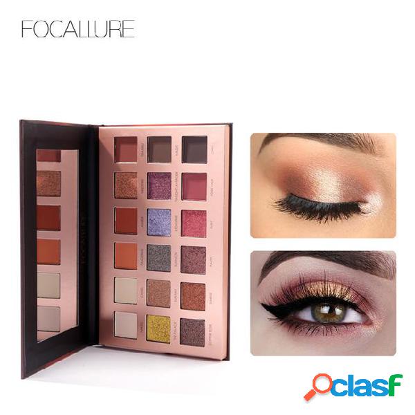 Focallure 18 colors glitter eyeshadow highly pigment easy to
