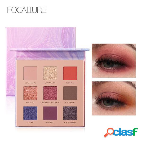 Focallure 9 colors eyeshadow pallete professional eye makeup