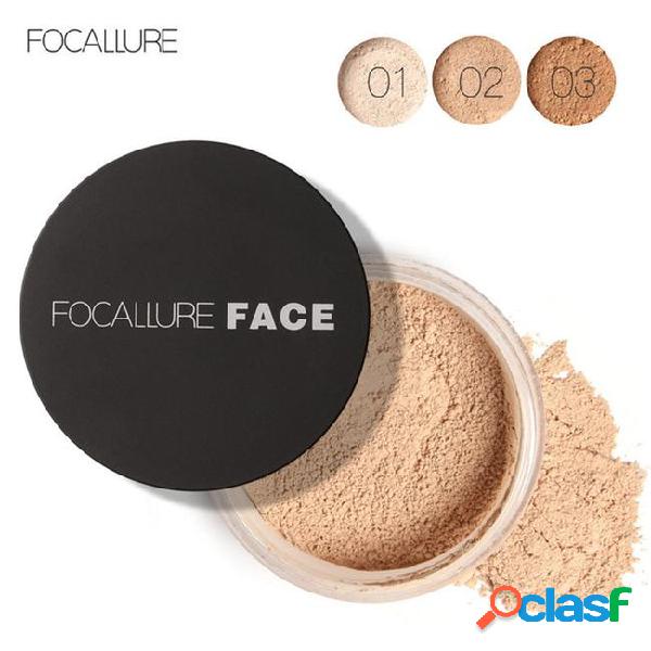 Focallure makeup powder 3 colors ventilate long loose powder