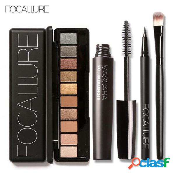 Focallure makeup set kit with 10colors/palette eyeshadow
