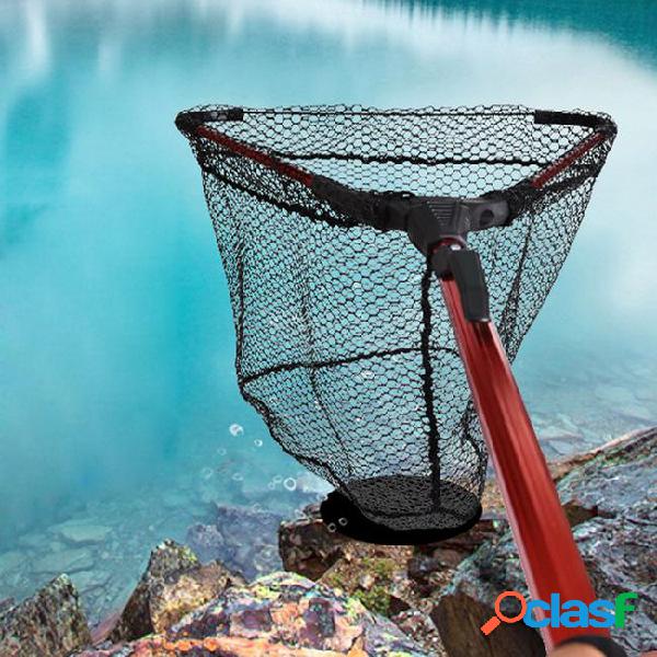 Foldable fishing net triangular landing net kayak boat fish