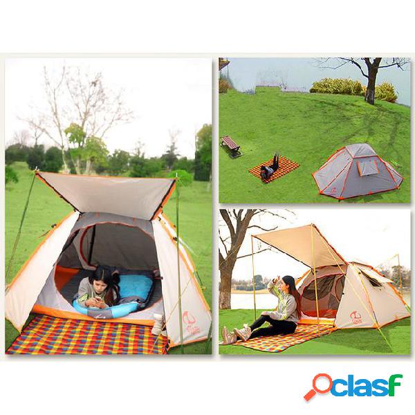 For 3-4 person quick automatic opening tent camping shelters