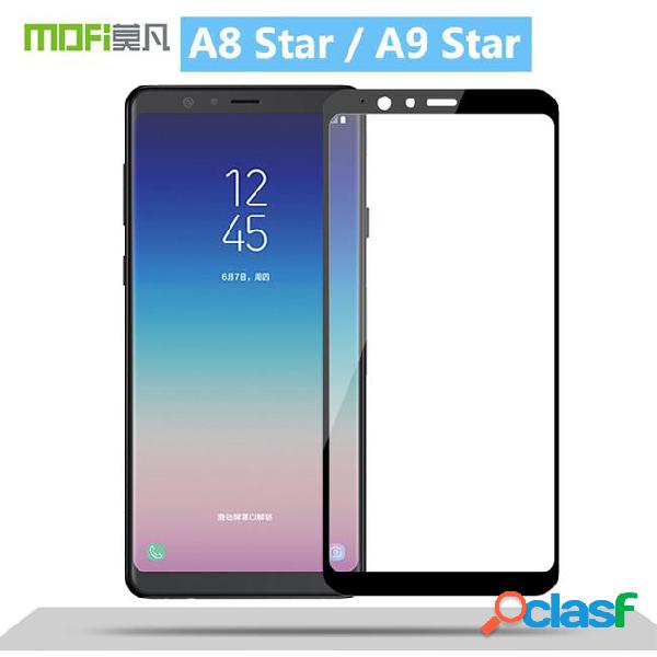 For galaxy a8 star mofi 9h full cover tempered glass screen