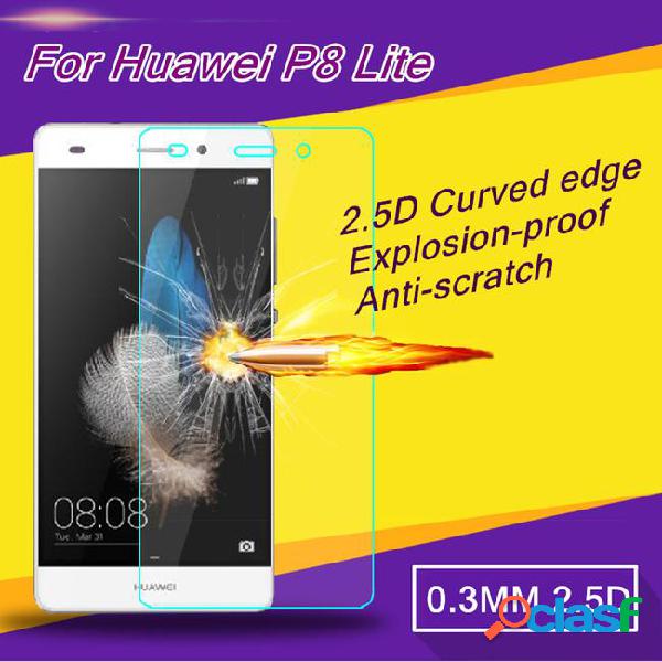 For huawei p8 lite tempered glass screen protector, hd clear