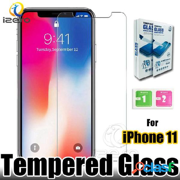 For iphone 11 pro xs max xr x 8 7 6 screen protector 2.5d