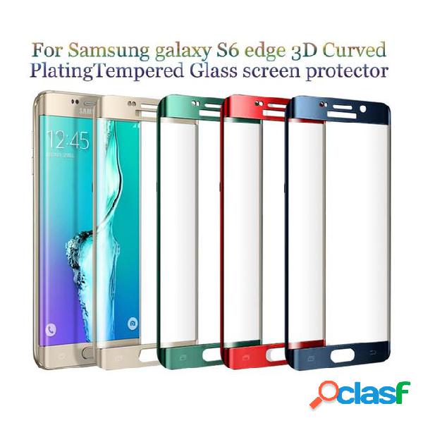 For iphone 7 galaxy s6 s7 screen protector tempered glass s6