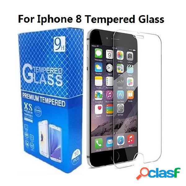 For iphone 7 tempered glass screen protector for iphone x 8