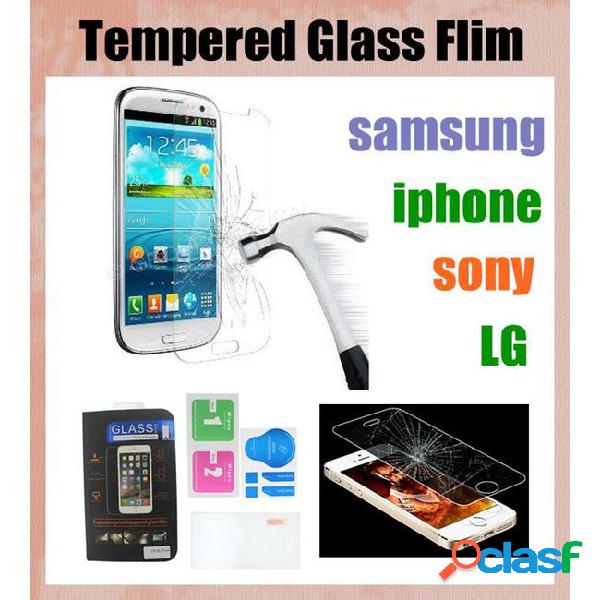 For iphone for galaxy note 2/3/4 tempered glass explosion