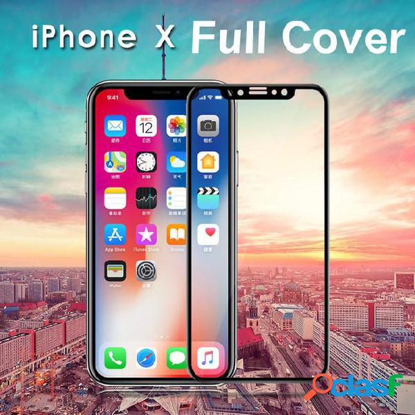 For iphone x 8 plus carbon fiber frame full cover hardness