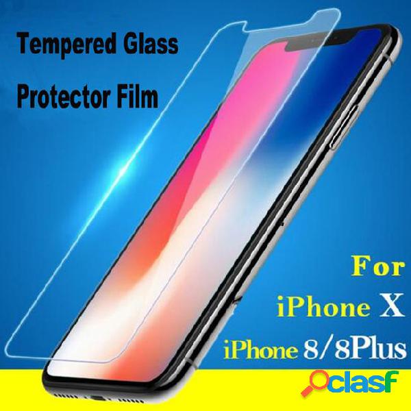 For iphone x 8 tempered glass screen protector for iphone 7