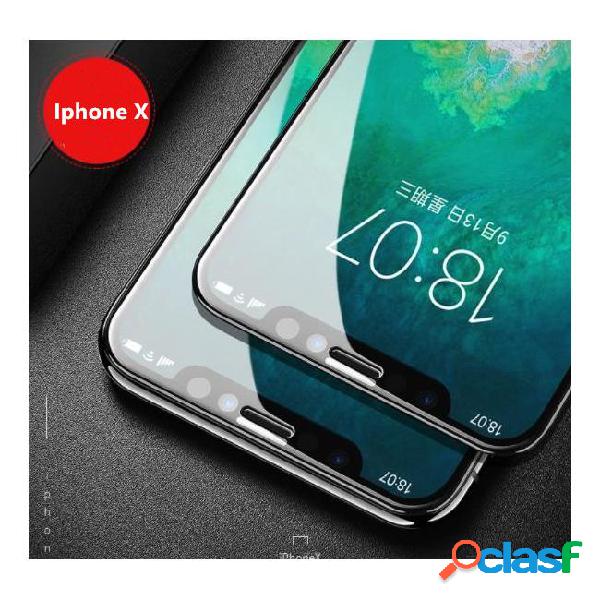 For iphone x tempered glass screen protector 5d full-screen