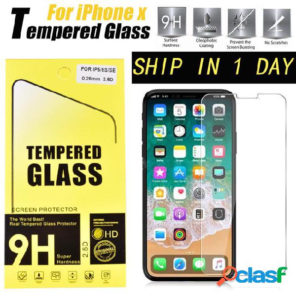 For iphone xs max 6.5inch xr tempered glass film explosion