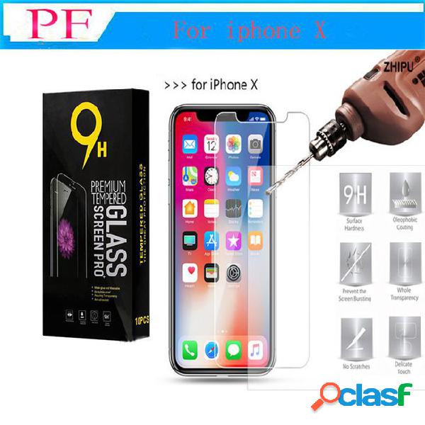 For iphone xs max 6.5inch xr tempered glass iphone x 8