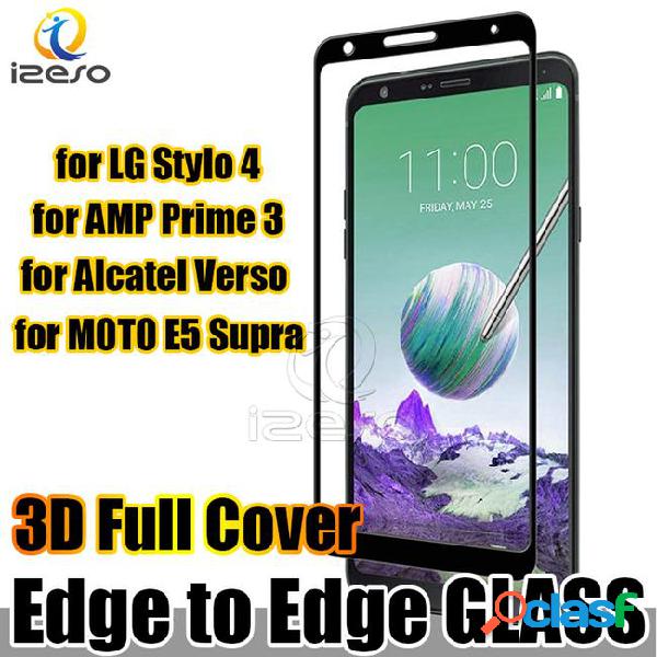 For lg stylo 4 full cover curved tempered glass screen