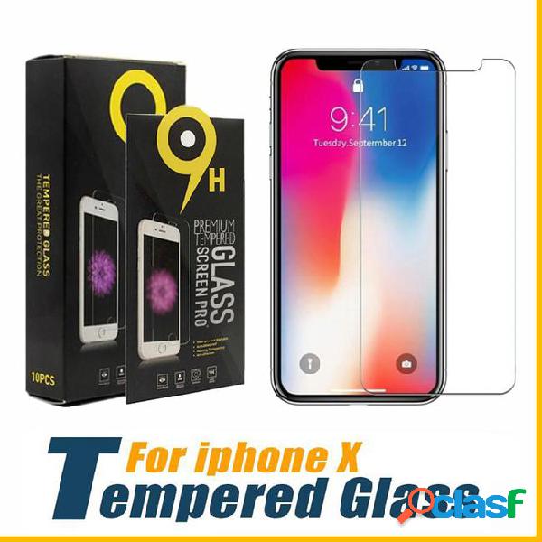 For new iphone x tempered glass screen protector iphone 8