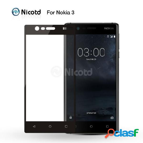 For nokia 3 full cover 2.5d explosion proof tempered glass