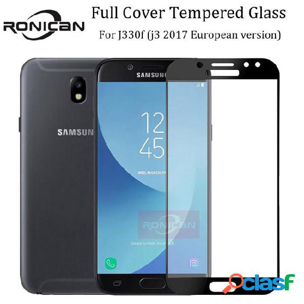 For samsung galaxy j3 2017 full cover tempered glass 9h