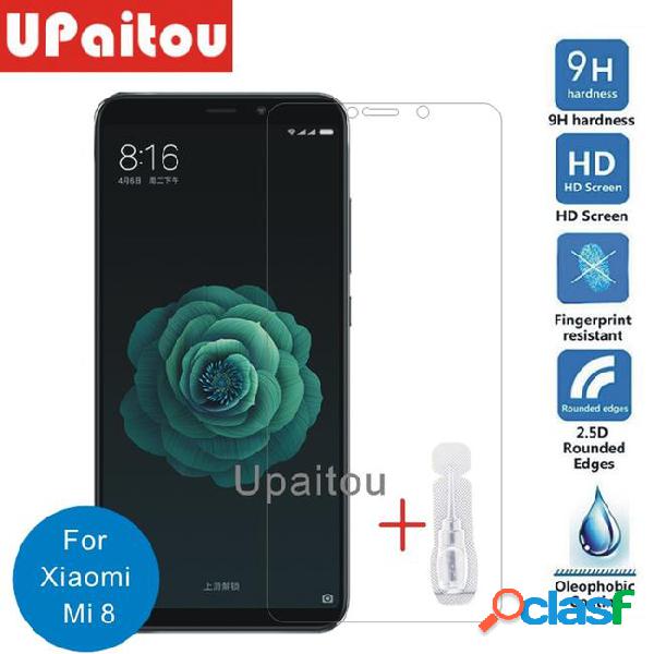 For xiaomi mi 8 screen protector tempered glass 2.5d 9h
