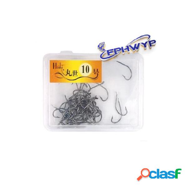 Fphwyp boxed fishing box hook handle barbed hook shot bulk
